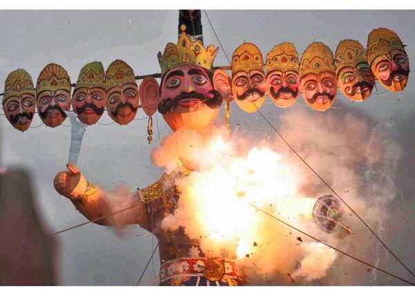 Ravana was burnt but