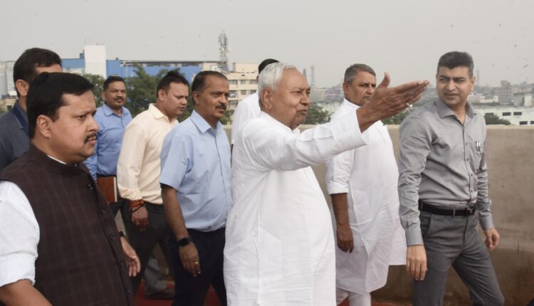 Nitish Kumar inspected the multilevel hub and subway