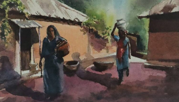 The poem speaks of the culture of village life