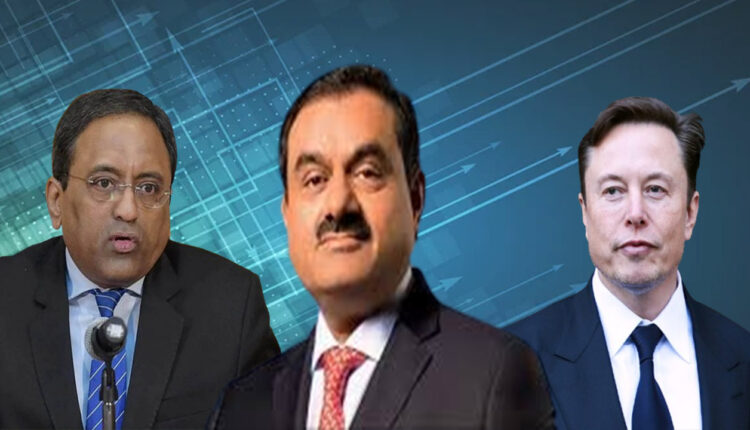 Elon Musk Adani and Subramanian