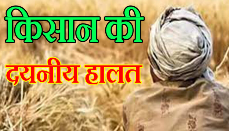 The pathetic condition of the farmer